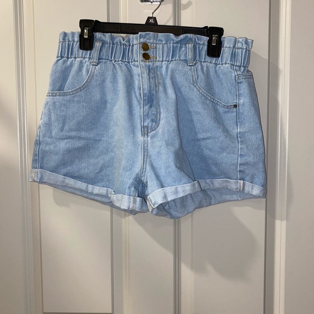 denim shorts